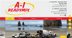 Desktop Screenshot of a1readymix.com